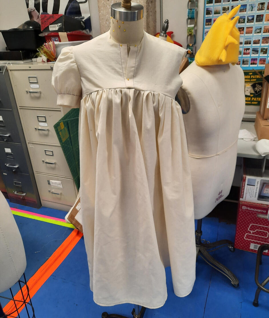 Mock-Up for a Shirley Temple actress at TAMUCC's Presidents Ball